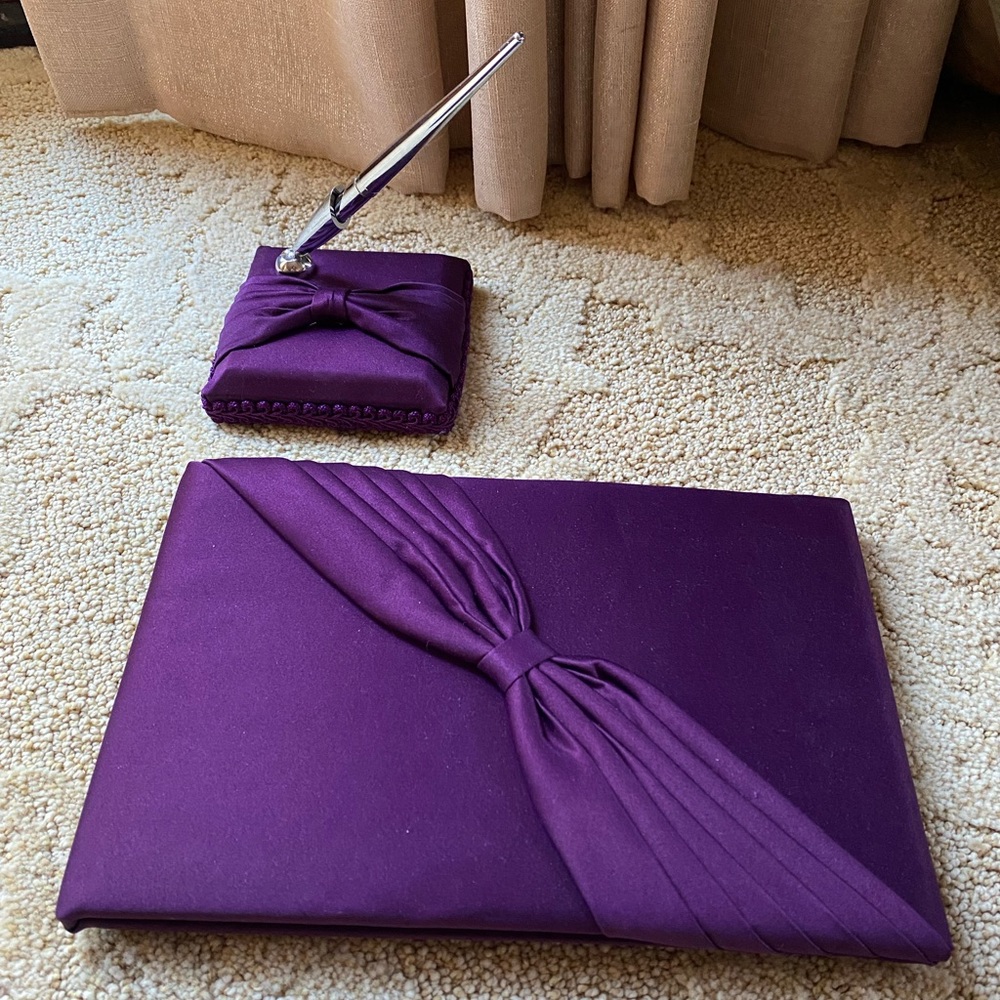 New Set of Party Guest Note Book with Matching pen holder